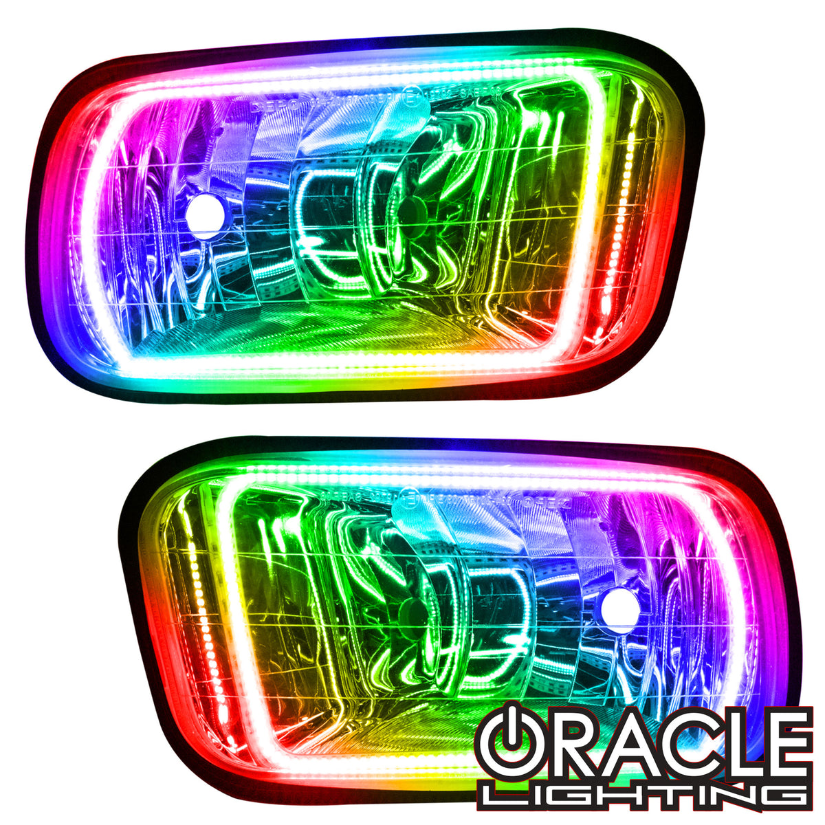 ORACLE Lighting 2009-2015 RAM 1500 ColorSHIFT Surface Mount Fog Light Halo  Kit