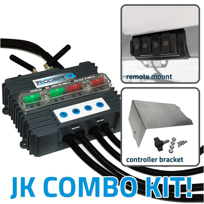 TRIGGER 4 PLUS Wireless Accessory Control System COMBO KIT – Jeep JK