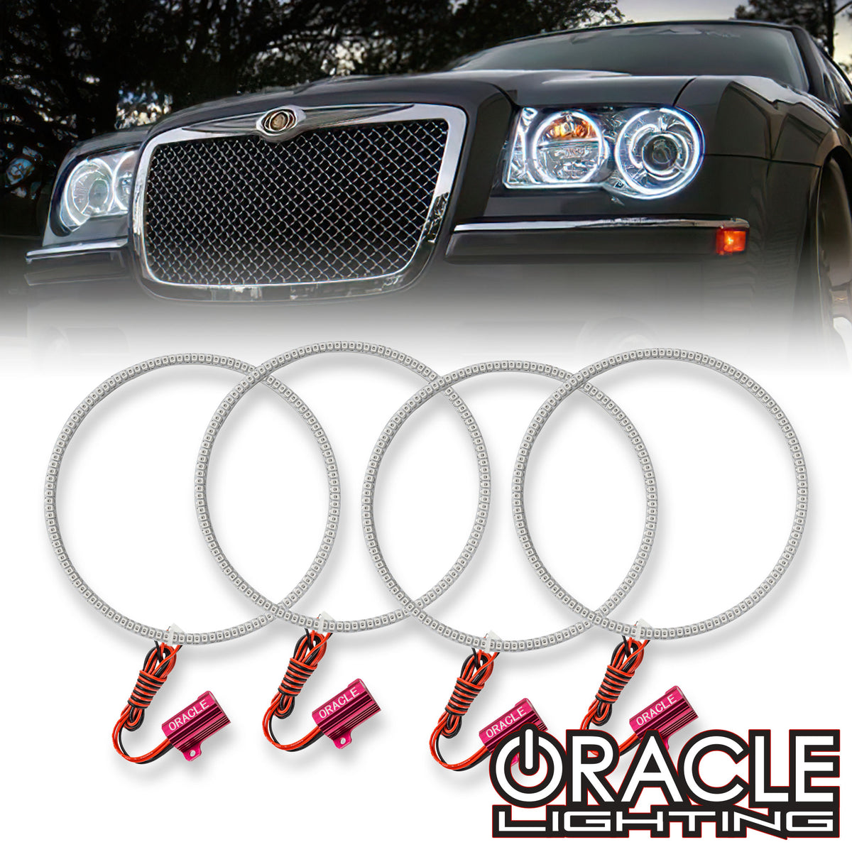 2005-2010 Chrysler 300C LED Headlight Halo Kit | ORACLE Lighting