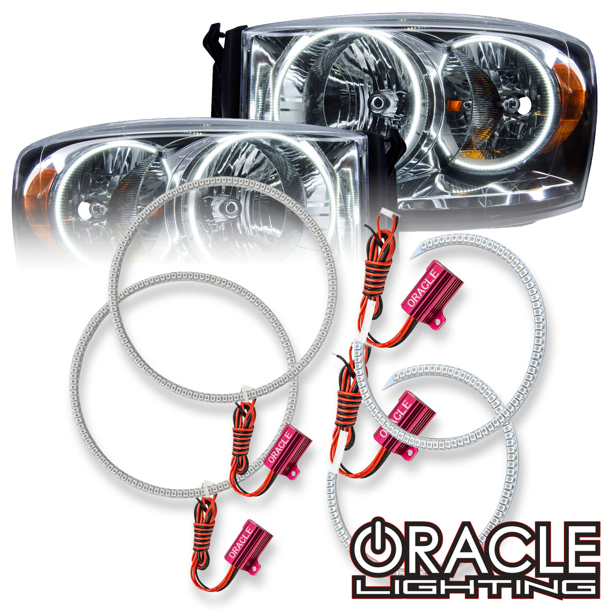 2006-2008 Dodge Ram LED Headlight Halo Kit | ORACLE Lighting