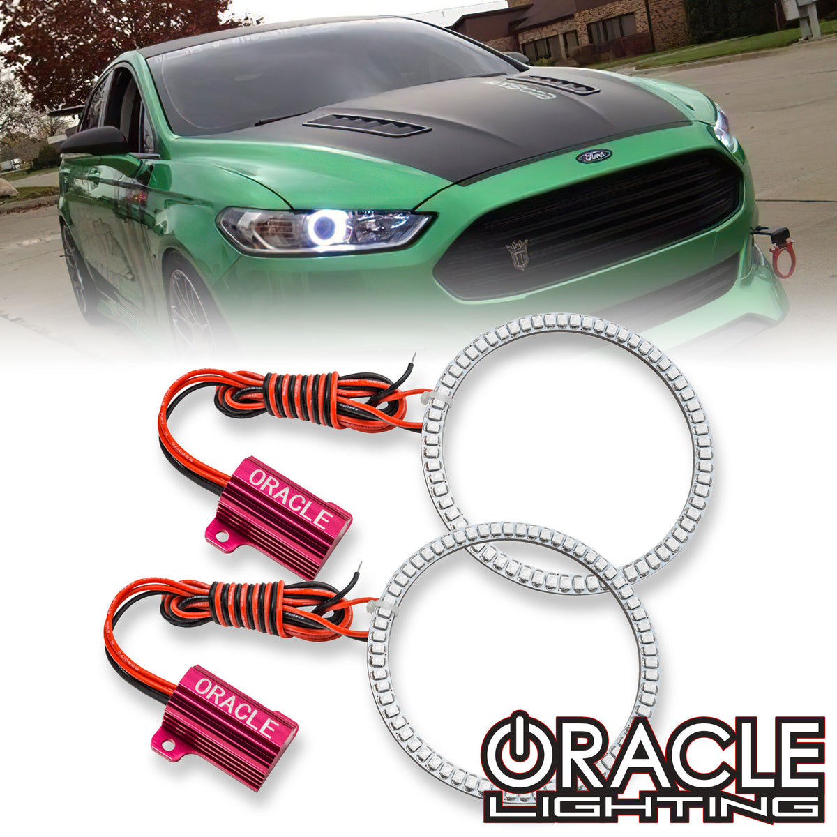 2012-2017 Ford Fusion LED Headlight Halo Kit | ORACLE Lighting