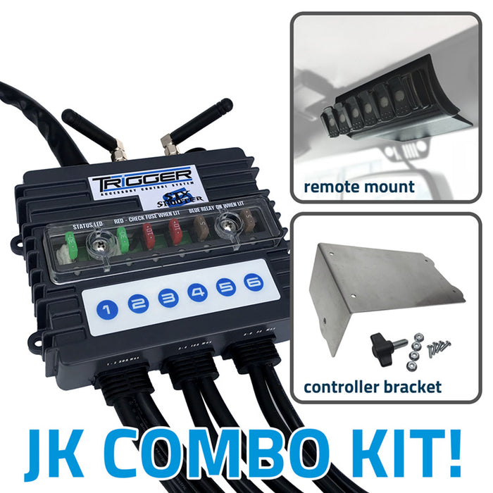 TRIGGER 6 SHOOTER Controller Jeep JK Combo Kit