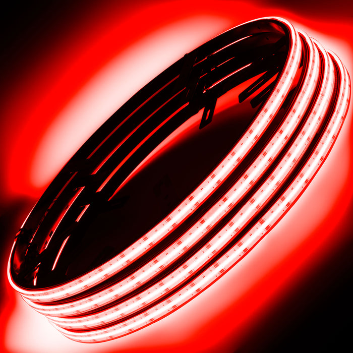 Oracle lighting Plasma LED Wheel Rings RGB+W Red