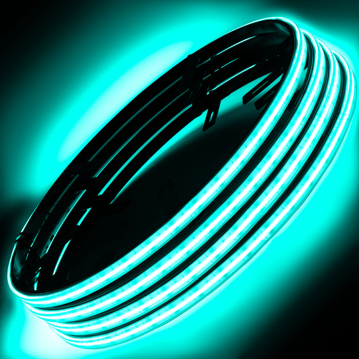 Oracle lighting Plasma LED Wheel Rings RGB+W aqua