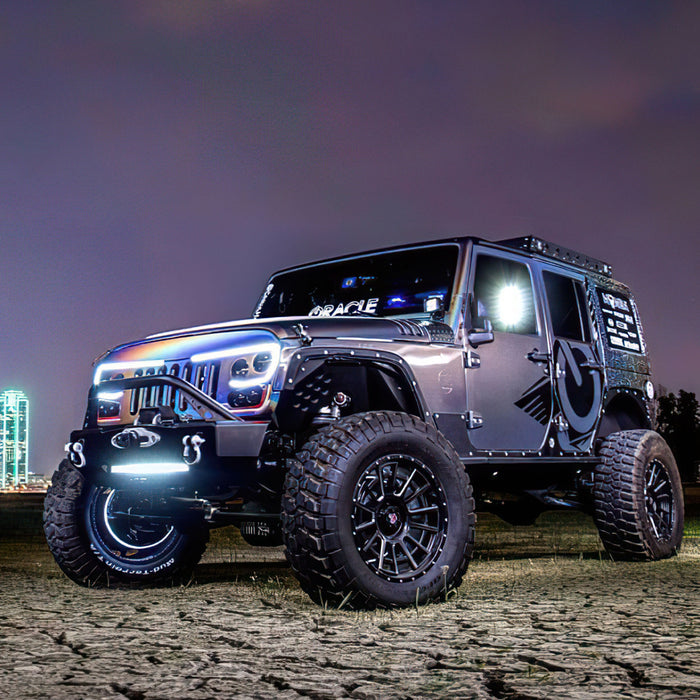 ORACLE Lighting VECTOR Pro-Series Full LED Grill for Jeep Wrangler JK