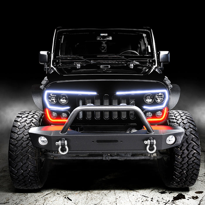 ORACLE Lighting VECTOR Pro-Series Full LED Grill for Jeep Wrangler JK