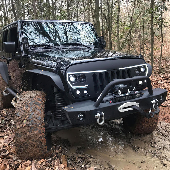 ORACLE Lighting VECTOR Pro-Series Full LED Grill for Jeep Wrangler JK