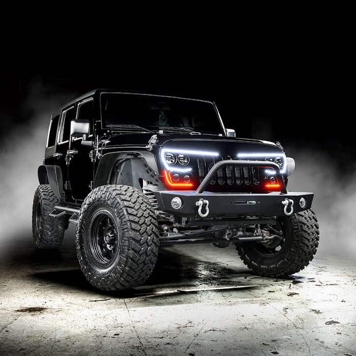 ORACLE Lighting VECTOR Pro-Series Full LED Grill for Jeep Wrangler JK