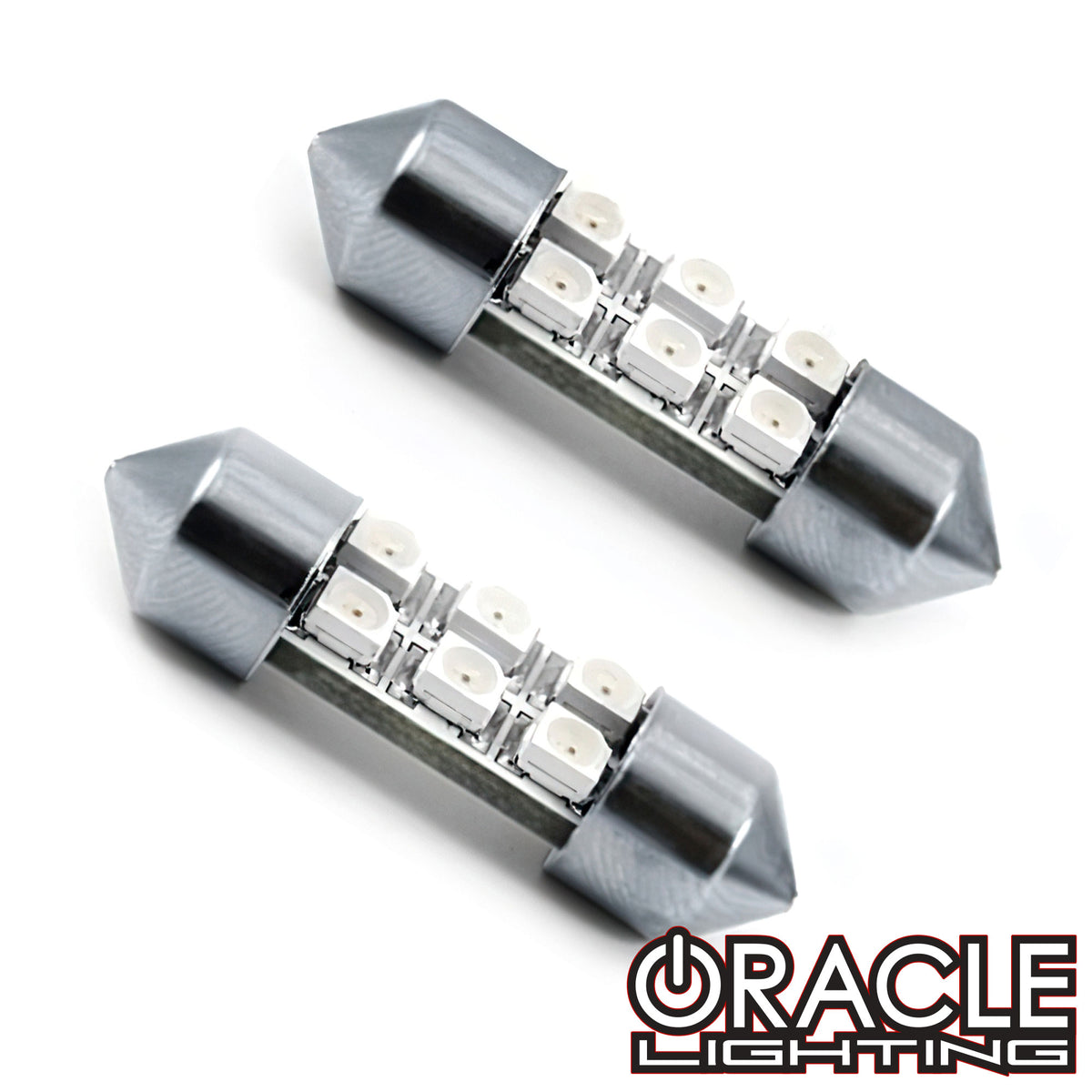 Oracle Lighting Cool White T10 9 LED 3 Chip SMD Bulbs Pair