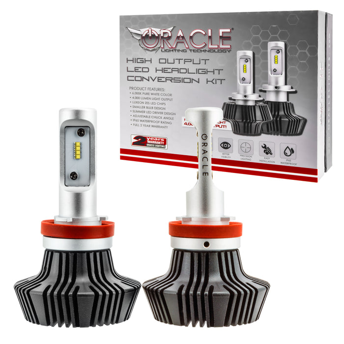 ORACLE Lighting H11 - 4,000+ Lumen LED Light Bulb Conversion Kit High/Low Beam (Non-Projector)