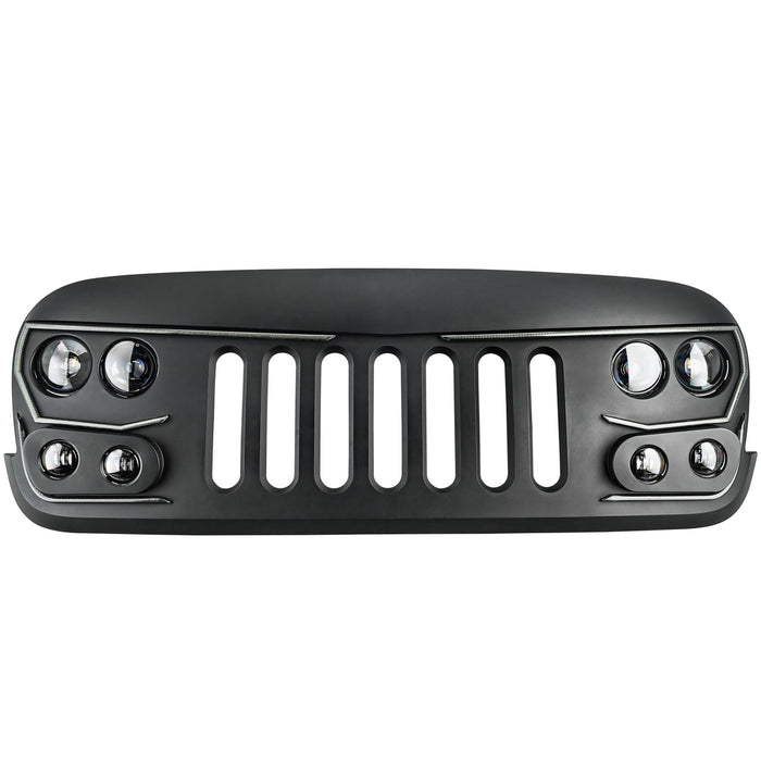 ORACLE Lighting VECTOR Pro-Series Full LED Grill for Jeep Wrangler JK