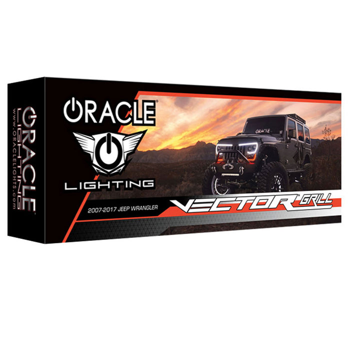 ORACLE Lighting VECTOR Pro-Series Full LED Grill for Jeep Wrangler JK