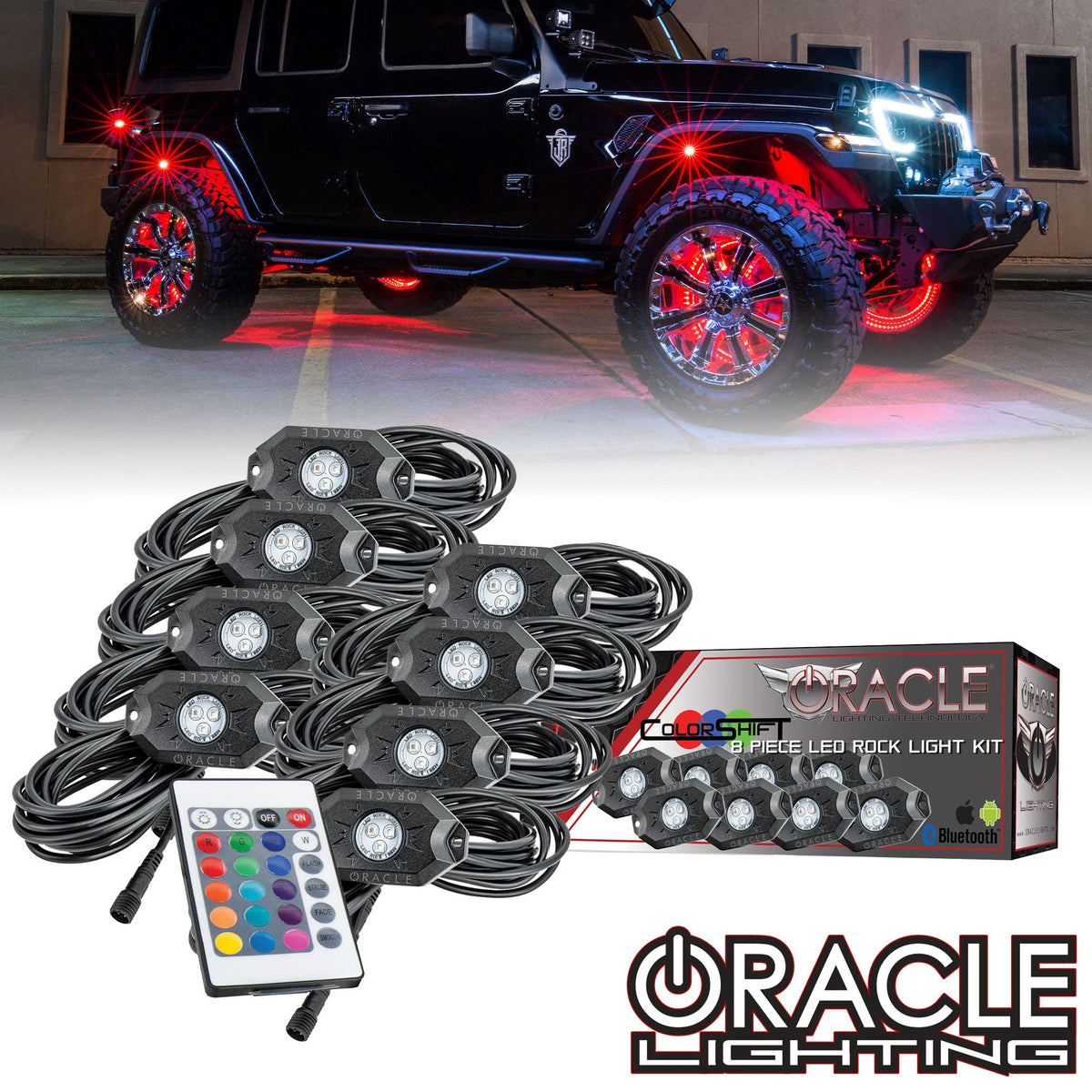 ColorSHIFT Underbody RGB Rock Light Kit | ORACLE Lighting