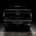 Straight rear view of black Ford F-150 with Flush Style LED Tail Lights installed