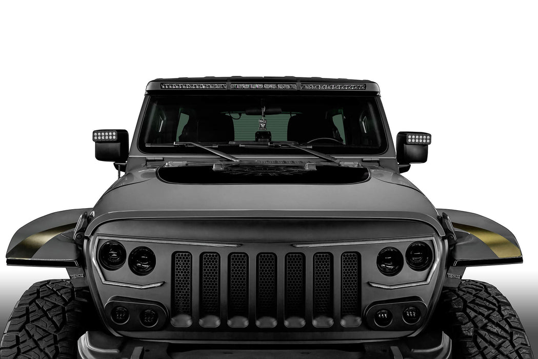 ORACLE Lighting Integrated Windshield Roof LED Light Bar System for Jeep Wrangler JL & Gladiator JT - PRE-ORDER