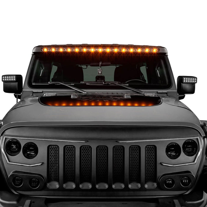 ORACLE Lighting Integrated Windshield Roof LED Light Bar System for Jeep Wrangler JL & Gladiator JT - PRE-ORDER