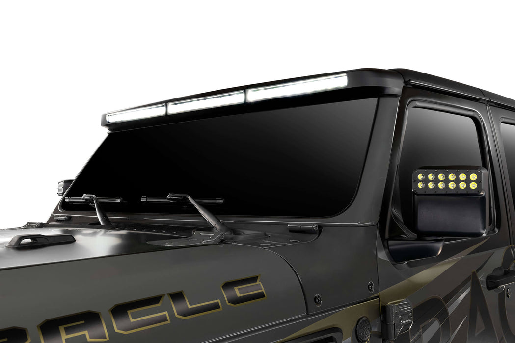 ORACLE Lighting Integrated Windshield Roof LED Light Bar System for Jeep Wrangler JL & Gladiator JT - PRE-ORDER