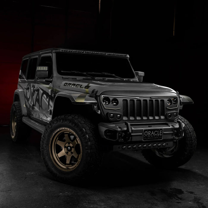 ORACLE Lighting Integrated Windshield Roof LED Light Bar System for Jeep Wrangler JL & Gladiator JT - PRE-ORDER