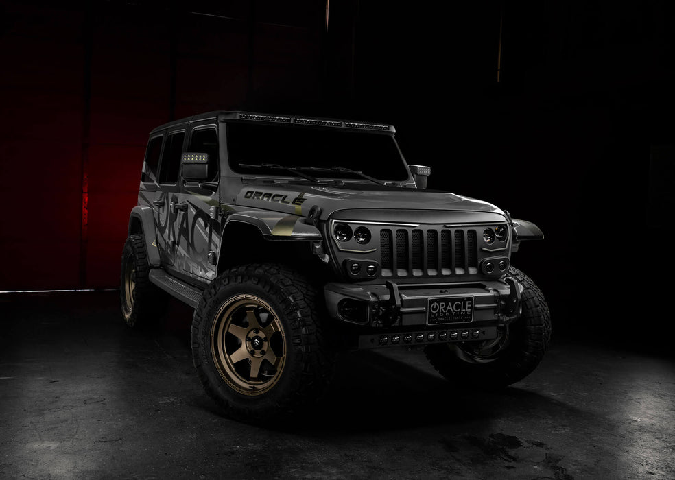 ORACLE Lighting Integrated Windshield Roof LED Light Bar System for Jeep Wrangler JL & Gladiator JT - PRE-ORDER