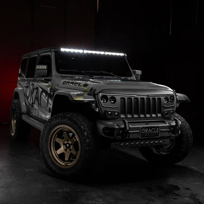 ORACLE Lighting Integrated Windshield Roof LED Light Bar System for Jeep Wrangler JL & Gladiator JT - PRE-ORDER