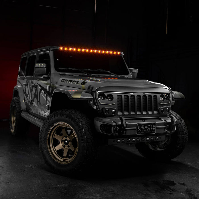 ORACLE Lighting Integrated Windshield Roof LED Light Bar System for Jeep Wrangler JL & Gladiator JT - PRE-ORDER