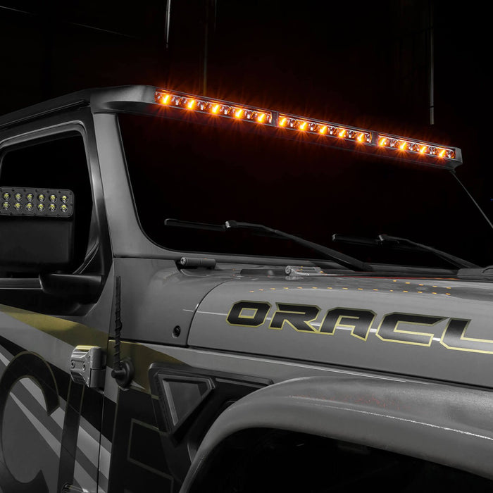 ORACLE Lighting Integrated Windshield Roof LED Light Bar System for Jeep Wrangler JL & Gladiator JT - PRE-ORDER