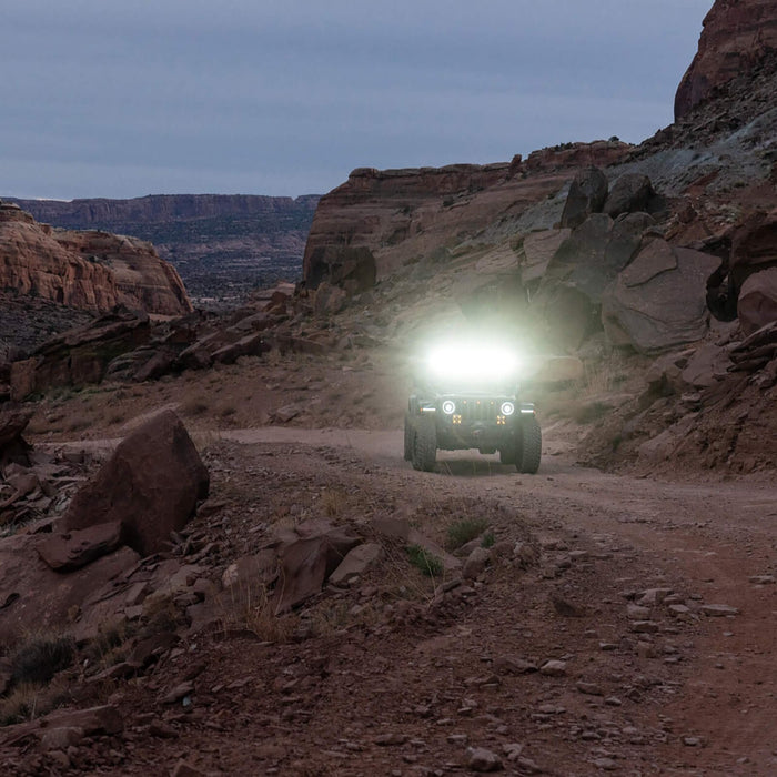 ORACLE Lighting Integrated Windshield Roof LED Light Bar System for Jeep Wrangler JL & Gladiator JT - PRE-ORDER