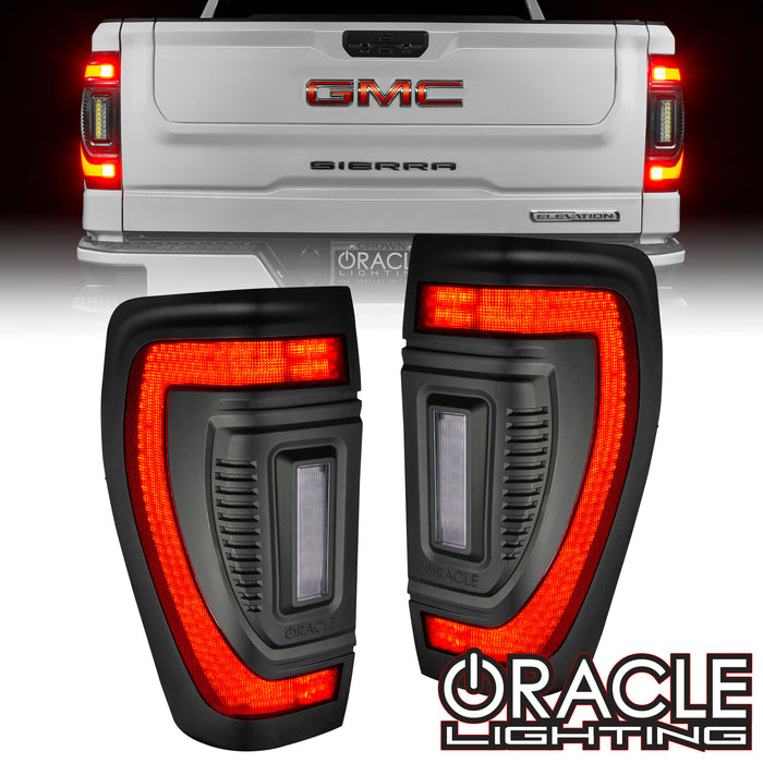 ORACLE Lighting Flush Style LED Tail Lights for 2019-2023 GMC Sierra