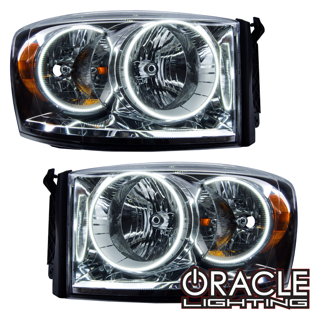 2007-2008 Dodge Ram Pre-Assembled Halo Headlights | ORACLE