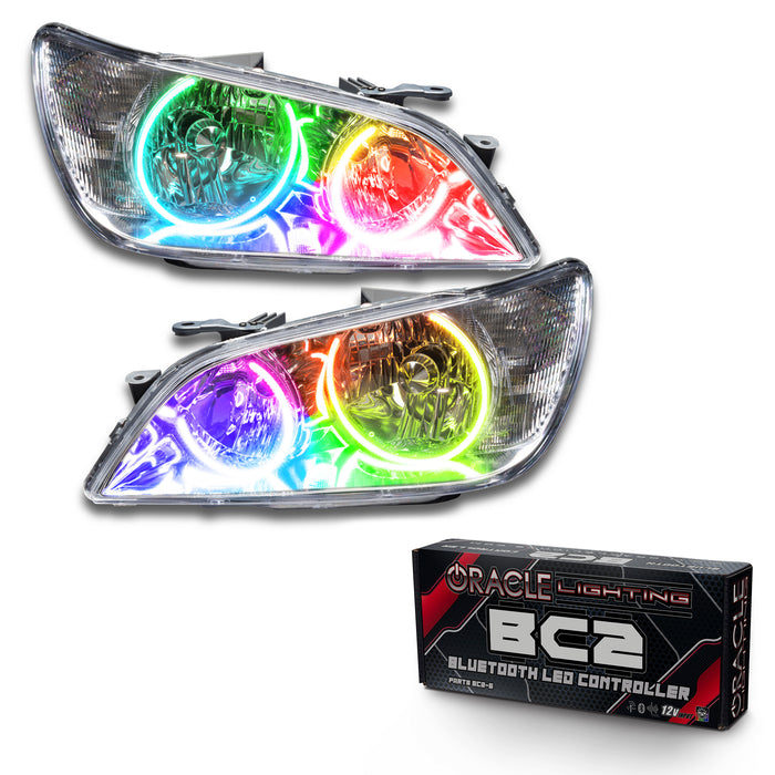 ORACLE Lighting 2001-2005 Lexus IS300 Pre-Assembled Halo Headlights-HID-Black Housing