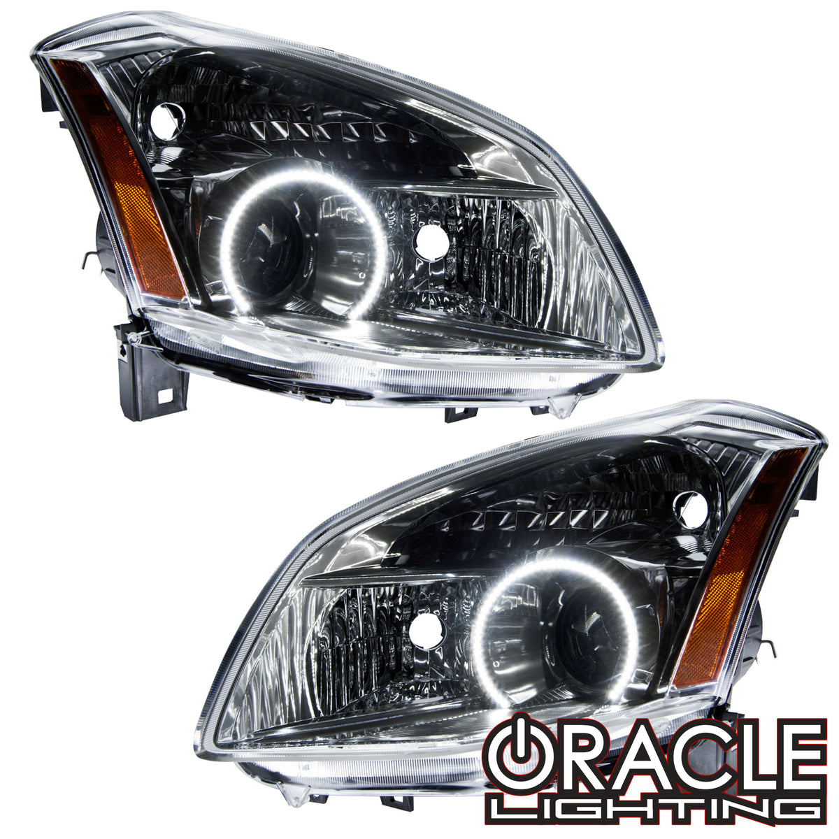 2007-2008 Nissan Maxima Pre-Assembled Halo Headlights