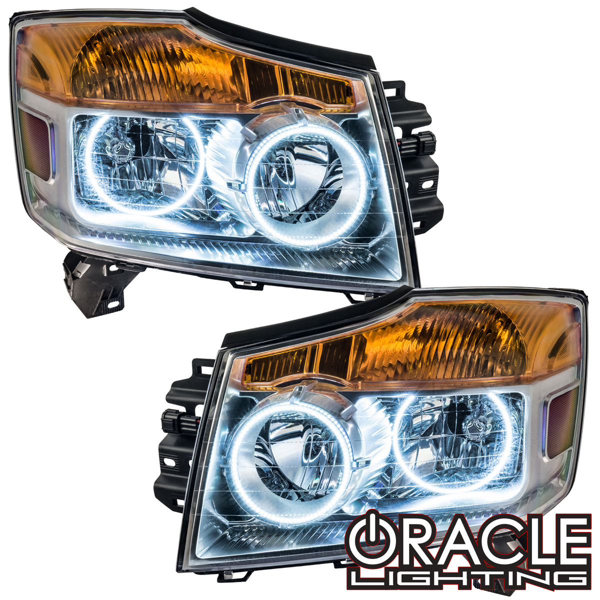 2008 2015 Nissan Armada Pre Assembled Halo Headlights