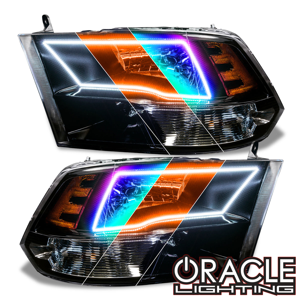 ORACLE Lighting 2009-2018 Ram RGB+A ColorSHIFT+ Switchback Quad Headli