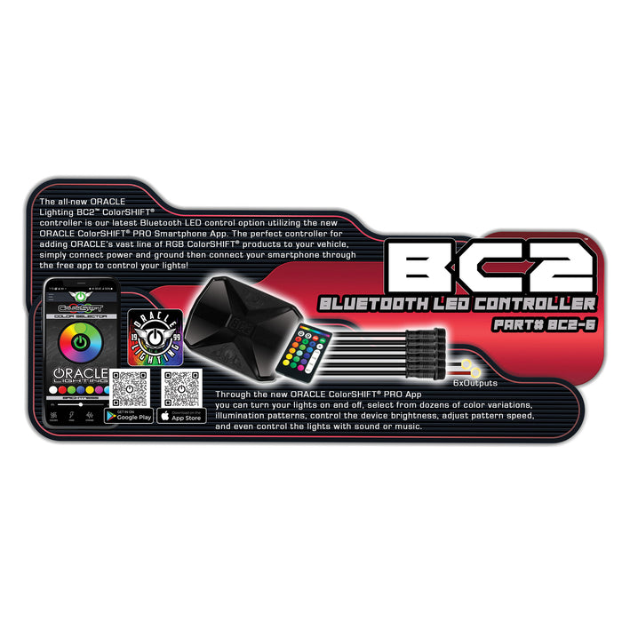 ORACLE Lighting BC2 Bluetooth ColorSHIFT® RGB LED Controller - 6 Output