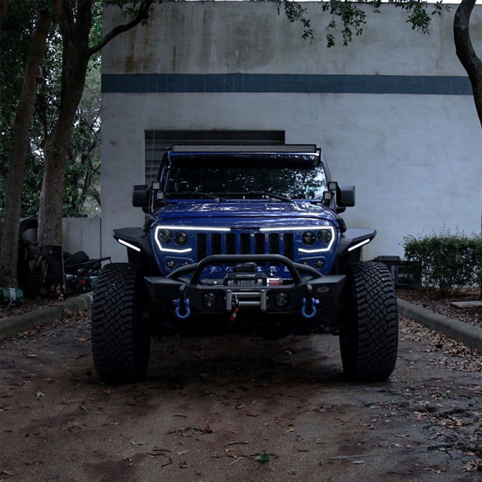 ORACLE Lighting VECTOR Pro-Series Full LED Grill for Jeep Wrangler JL/ Gladiator JT