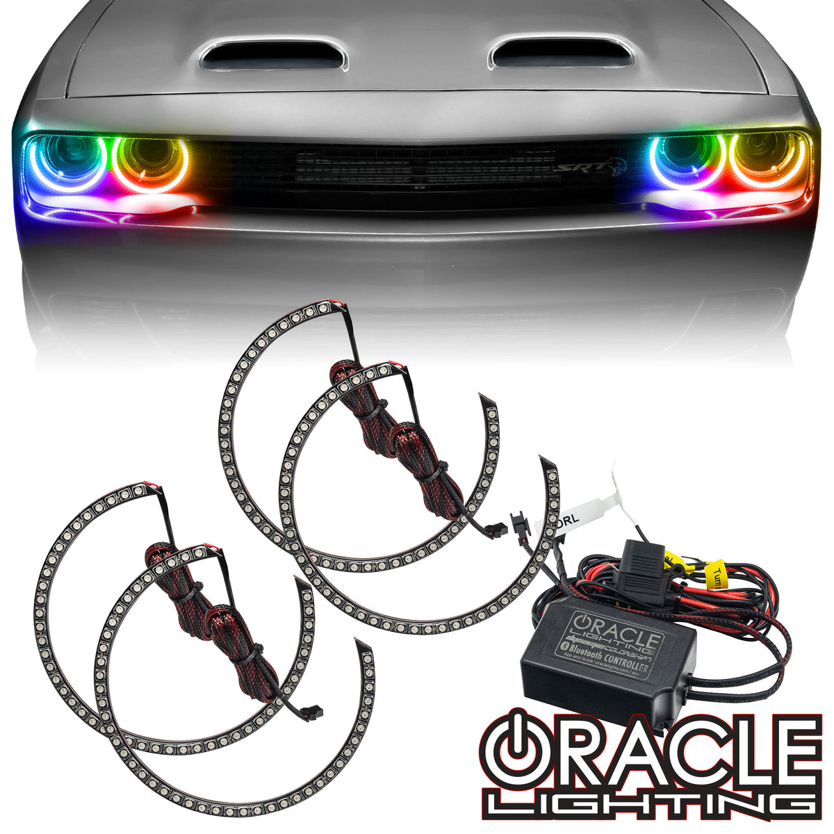 2015–23 Dodge Challenger Surface Mount Halo Kit | ORACLE