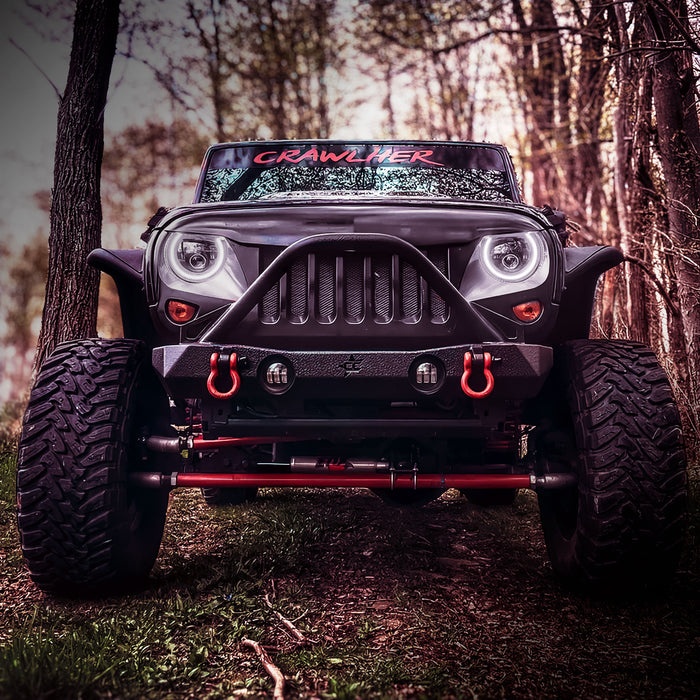 ORACLE Lighting 7" High Powered LED Headlights - Black Bezel - Dynamic ColorSHIFT - Jeep Wrangler JK