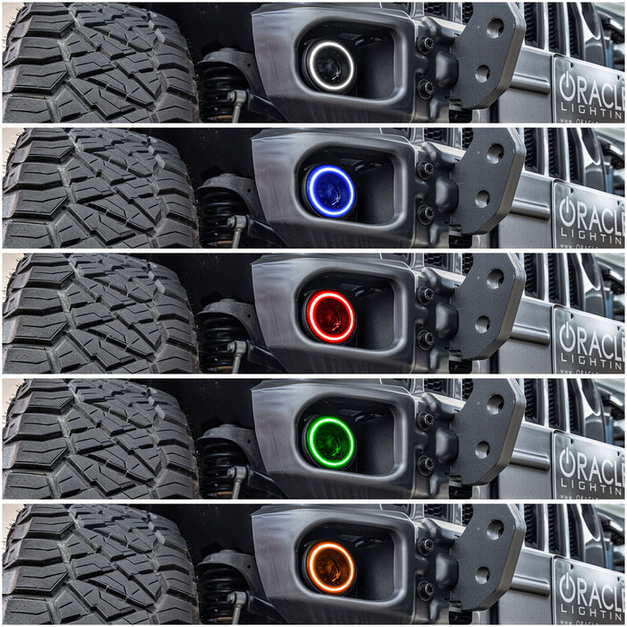 ORACLE Lighting Jeep Wrangler JK/JL & Gladiator JT High Performance 20W LED Fog Lights - Dynamic ColorSHIFT