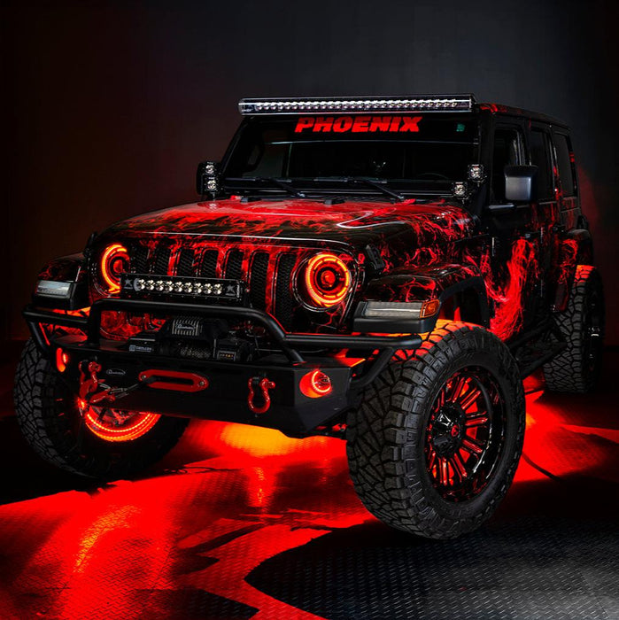 ORACLE Lighting Jeep Wrangler JK/JL & Gladiator JT High Performance 20W LED Fog Lights - Dynamic ColorSHIFT