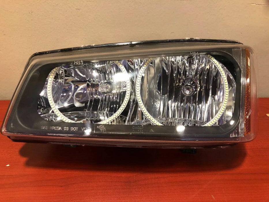 2003-06 CHEVY SILVERADO 1500/2500/3500 ORACLE Headlights with White LED Halos