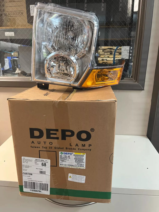 New DEPO 2006-2010 Jeep Commander Driver Side Headlight - 333-1178L-AS