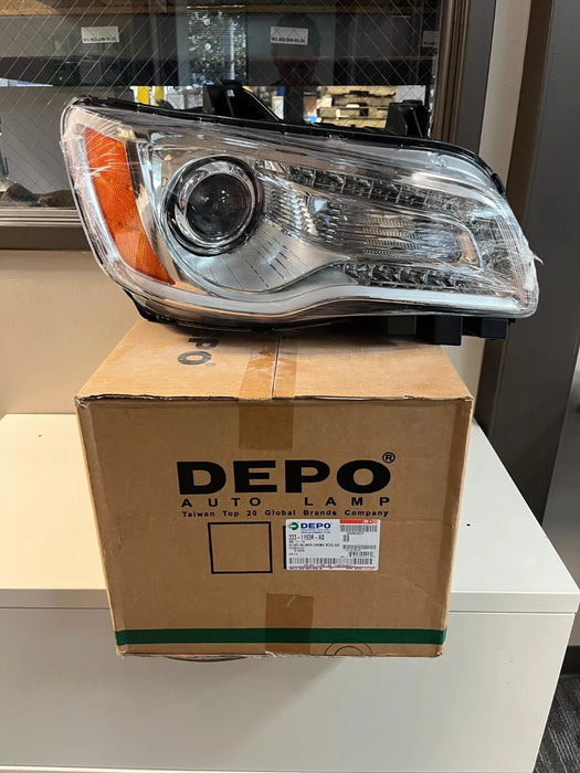 NEW DEPO 2011-2013 Chrysler 300 Passenger Side Head Light - 333-1193R-AS