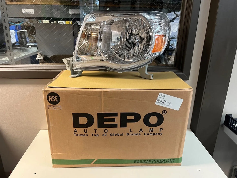 NEW DEPO 2005-2011 Toyota Tacoma Driver side Head Light - 312-1186L-AF