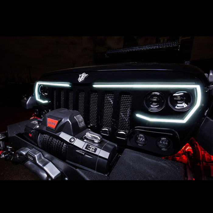 ORACLE Lighting VECTOR Pro-Series Full LED Grill for Jeep Wrangler JL/ Gladiator JT