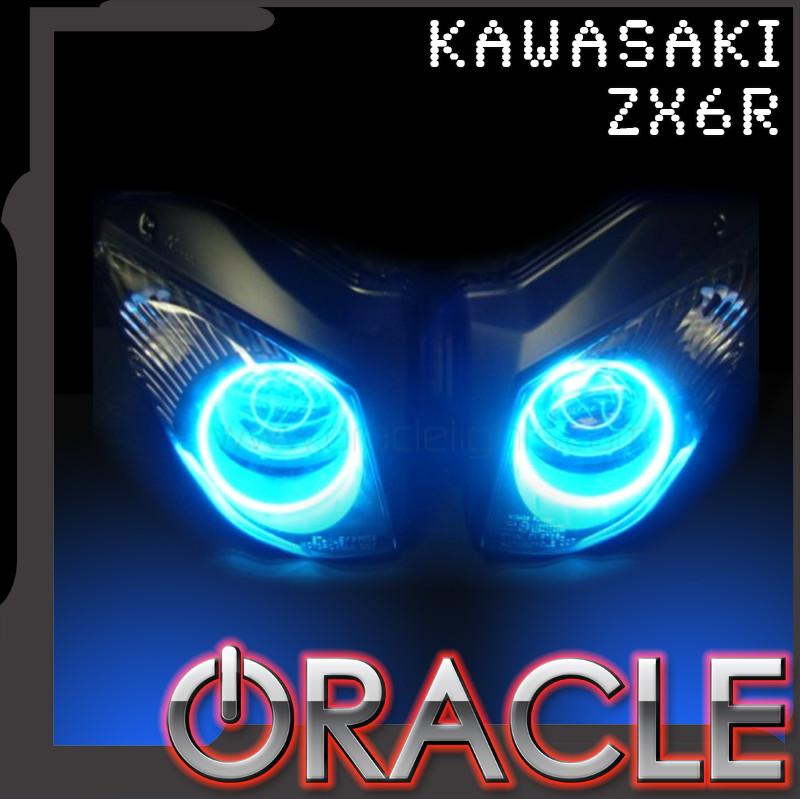 2007-2009 Kawasaki ZX-6R LED Headlight Halo Kit | ORACLE Lighting