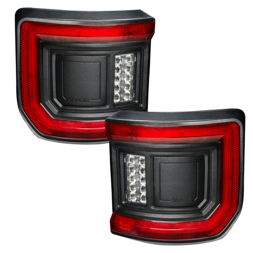 Flush Mount LED Tail Lights for Jeep Gladiator JT with standard lens.