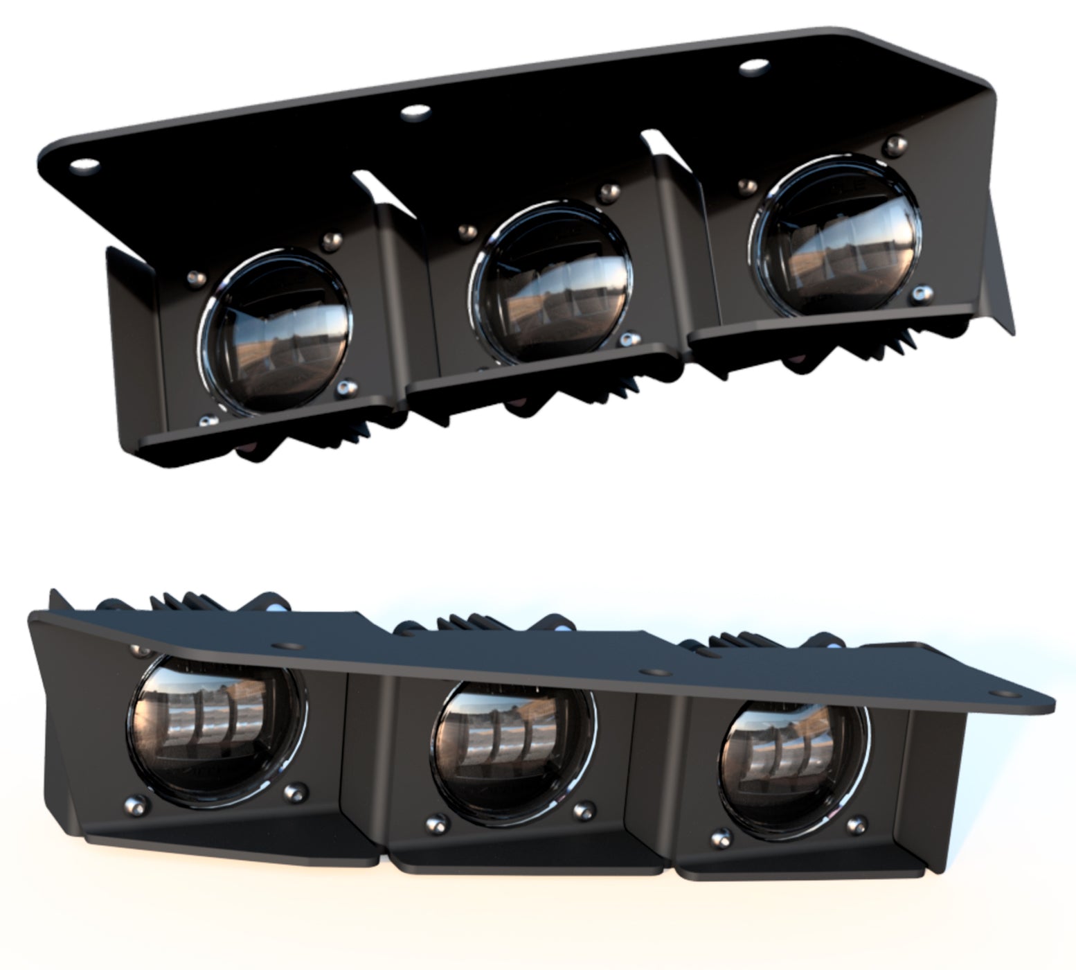 20212024 Ford Bronco Triple LED Fog Light Kit ORACLE Lighting