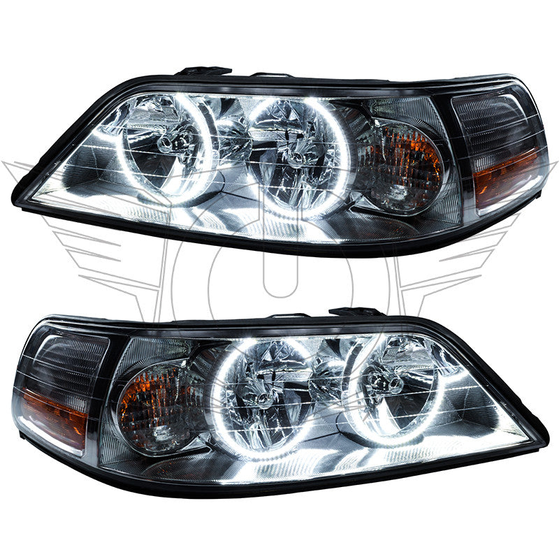 2005-2011 Lincoln Towncar Pre-Assembled Halo Headlights - HID