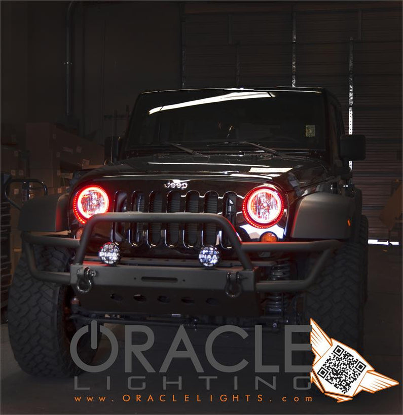 2007-2016 Jeep Wrangler JK Pre-Assembled Headlights | ORACLE Lighting