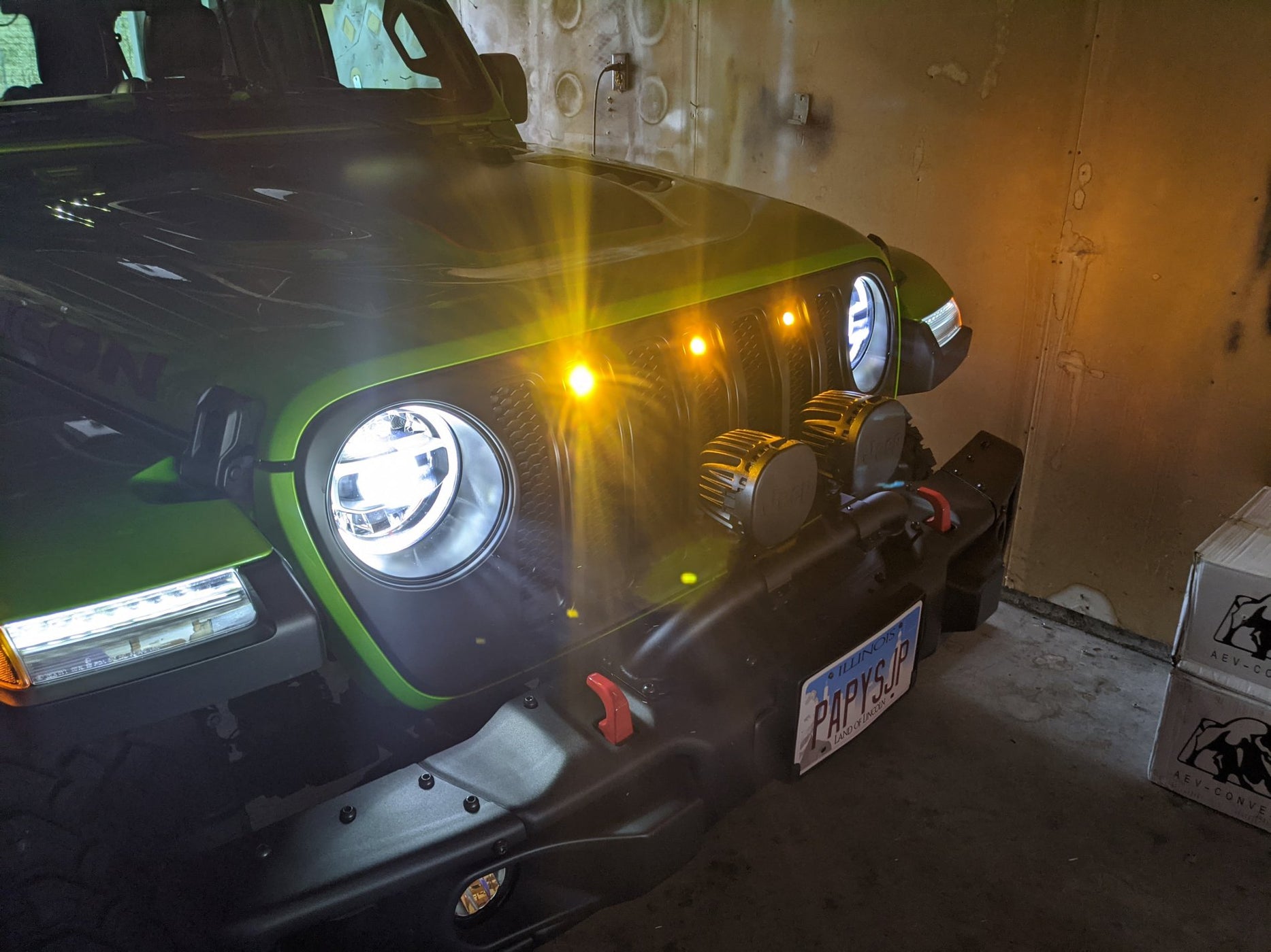 Pre-Runner Style LED Grill Light Kit for Jeep Gladiator JT | ORACLE ...